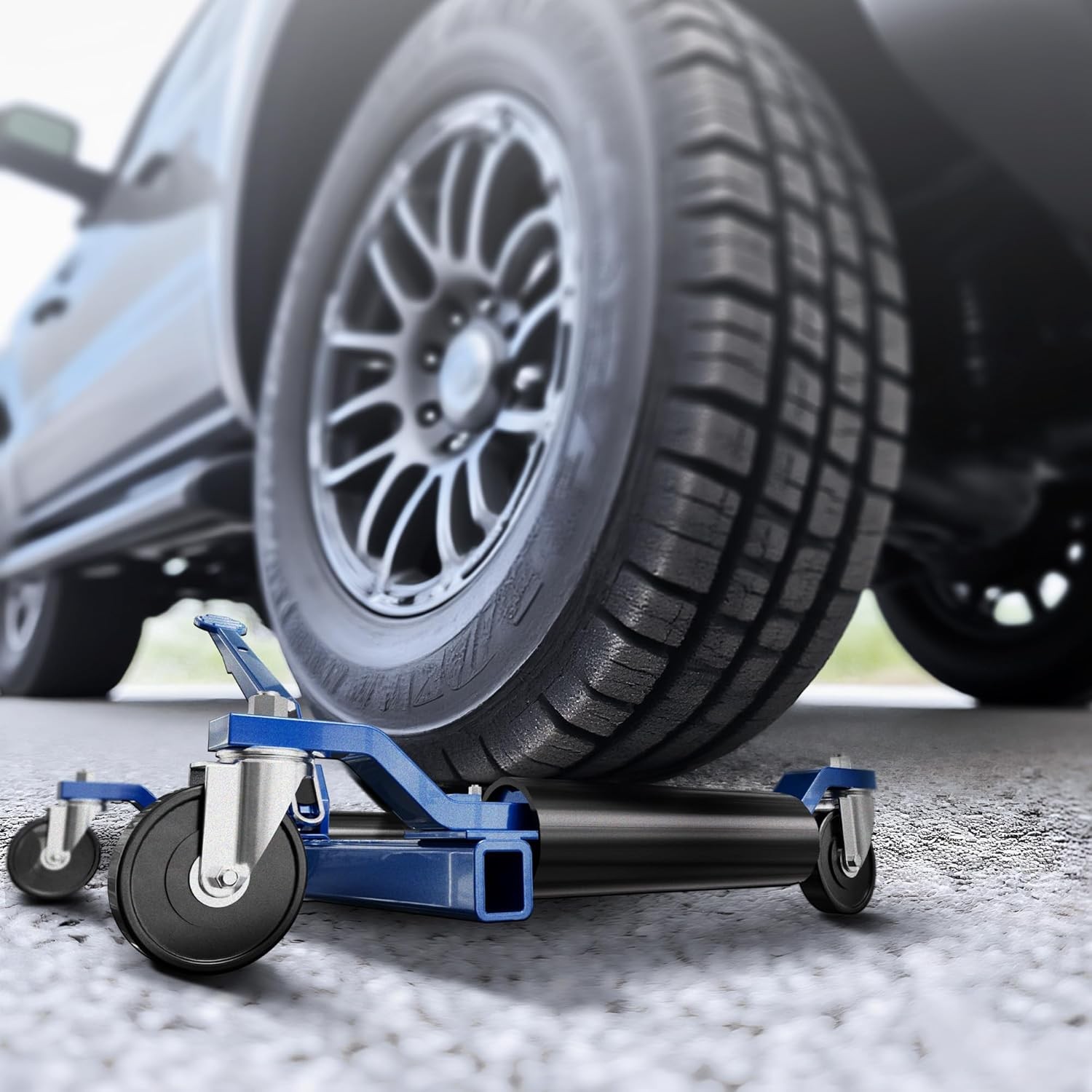 Car Dolly Jack Set of 4 Mechanical 1500-lbs Wheel Dolly for Vehicle Position