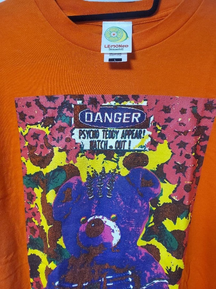 Orange Psycho Teddy Tshirt hide STAFF