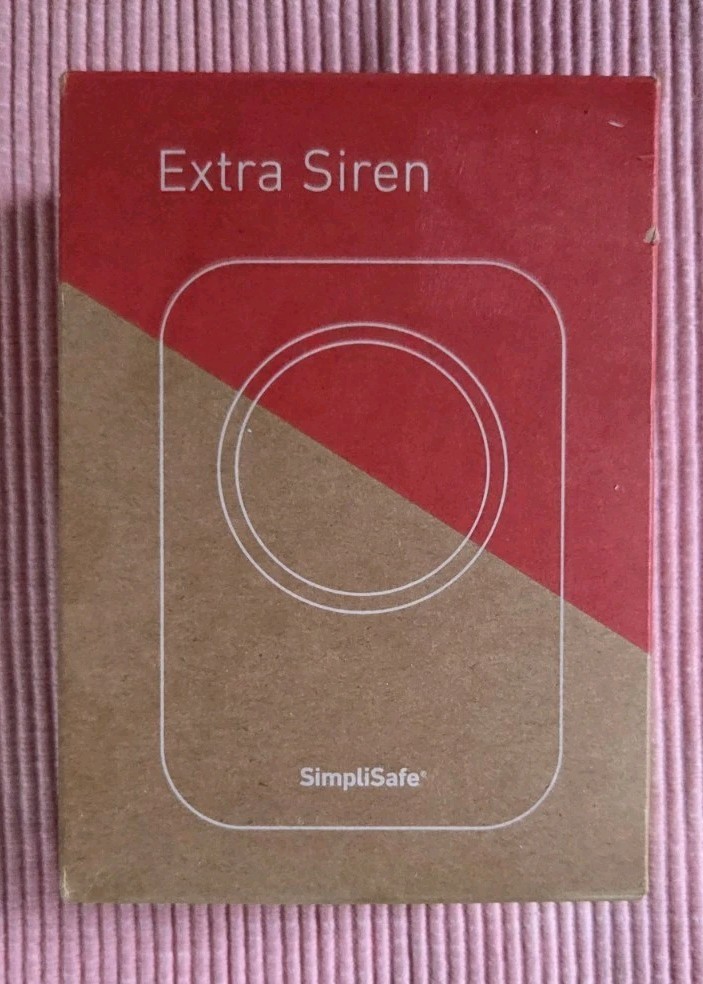 SimpliSafe Extra Siren Home Security  System Model WS3 - NEW