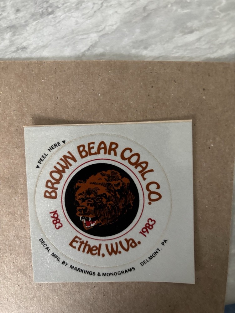 coal mining stickers nice older coal Company