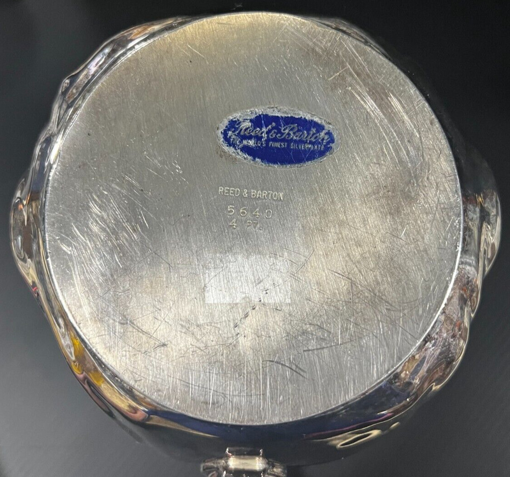 REED & BARTON SUNNY JIM SILVERPLATE PITCHER