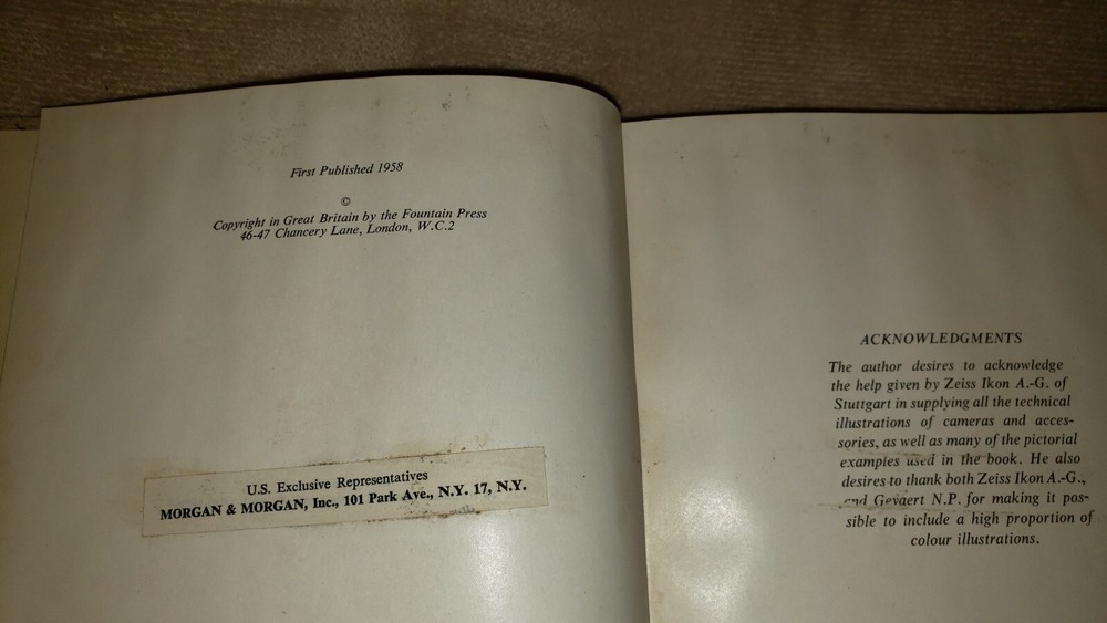 Contaflex Manual Complete Guide for Single Lens Reflex Camera, Edward S. Bomback