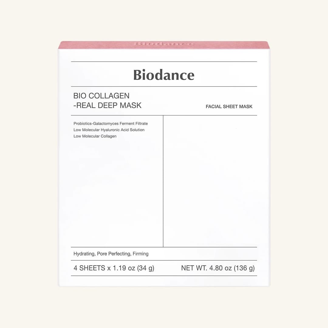 “Original Korean Biodance Collagen Masks 4-Pack, Ships from USA.”