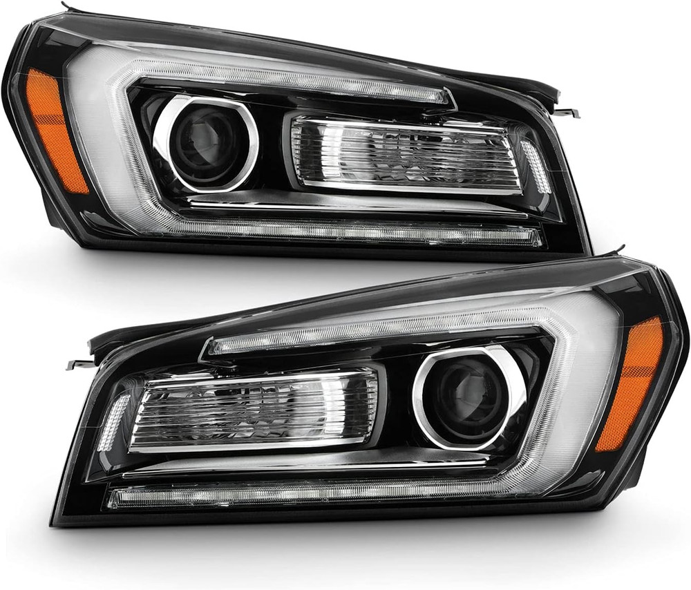 - Fits 2013-2016 GMC Acadia 2017 Limited [Halogen Model Only] Projector Black He