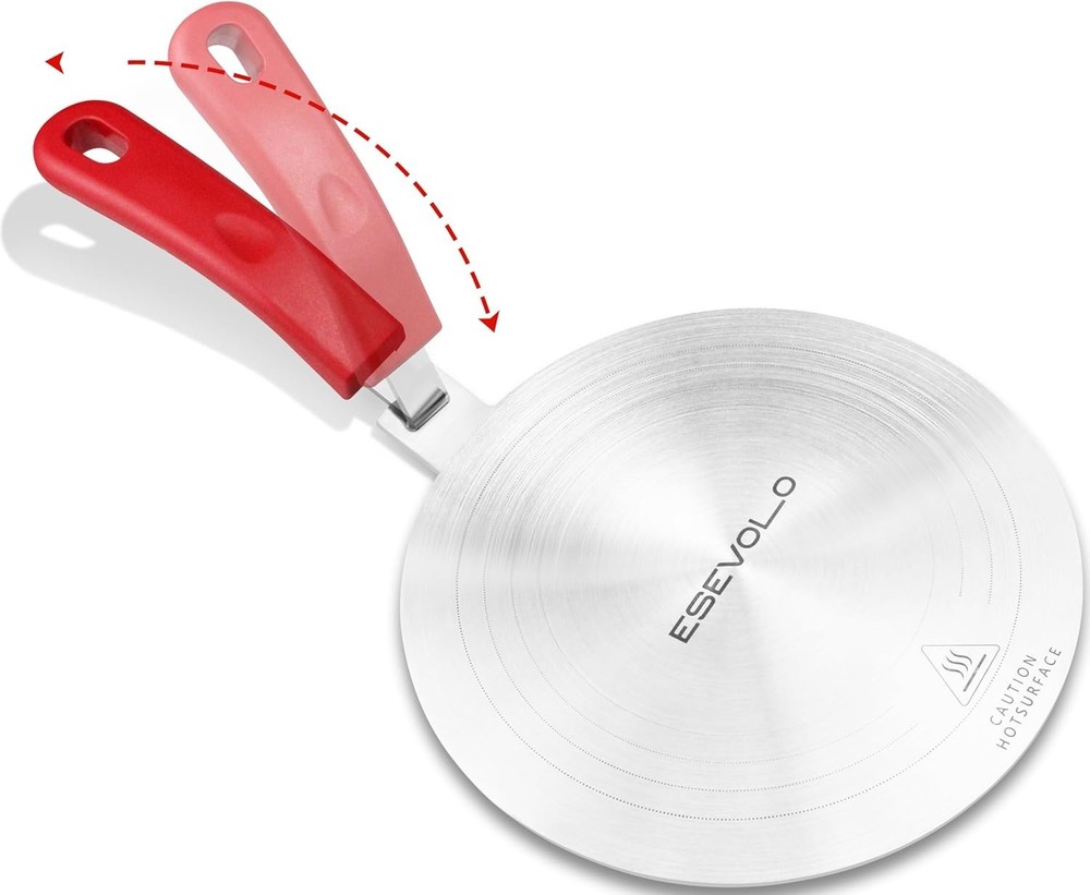 9.45 inch Heat Diffuser Stainless Steel Induction Diffuser Plate for Electric...