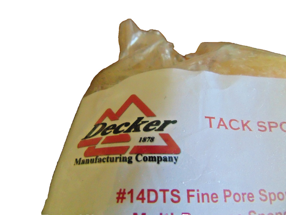 Decker Tack Sponge # 14DTS Fine Pore Multi-Purpose Sponge (11Pc)