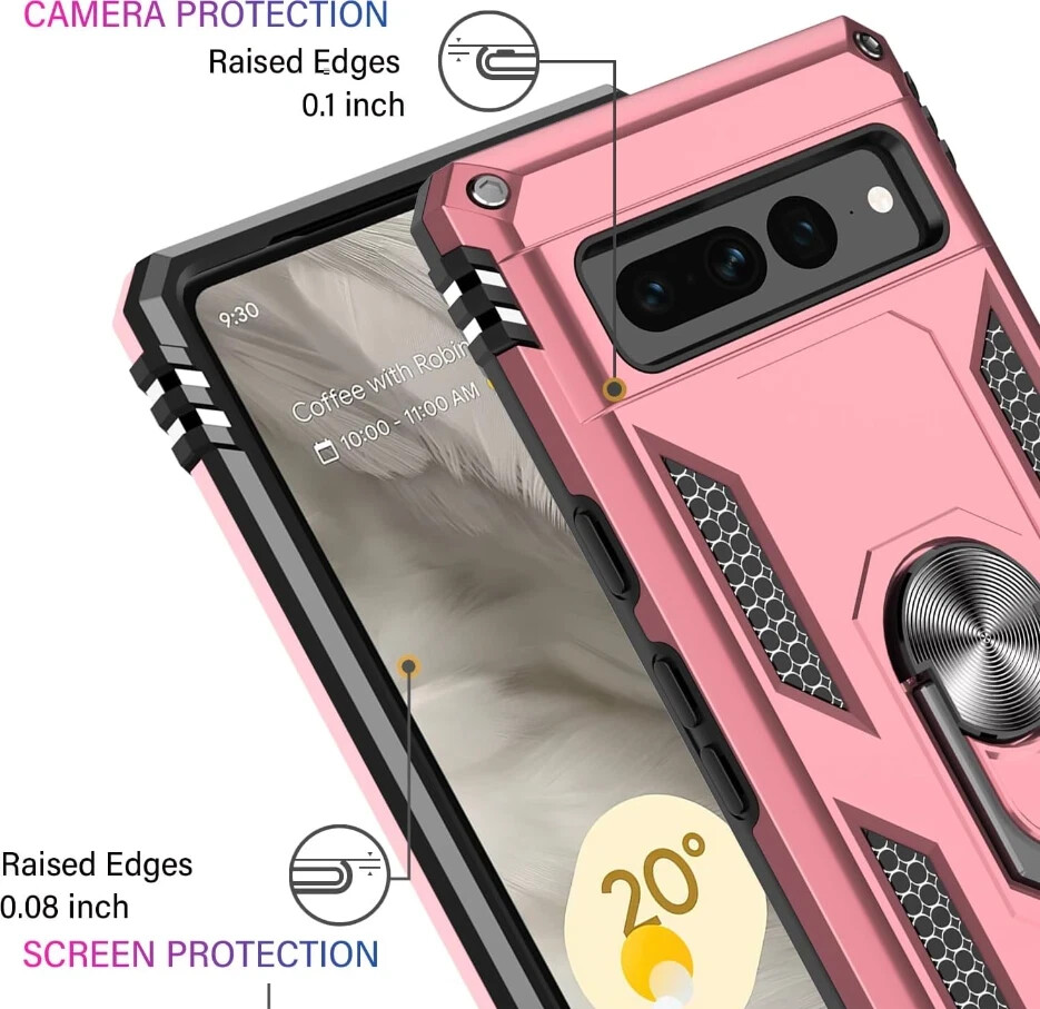 Google Pixel 7 Pro Case Heavy Duty Shockproof Rugged Cover