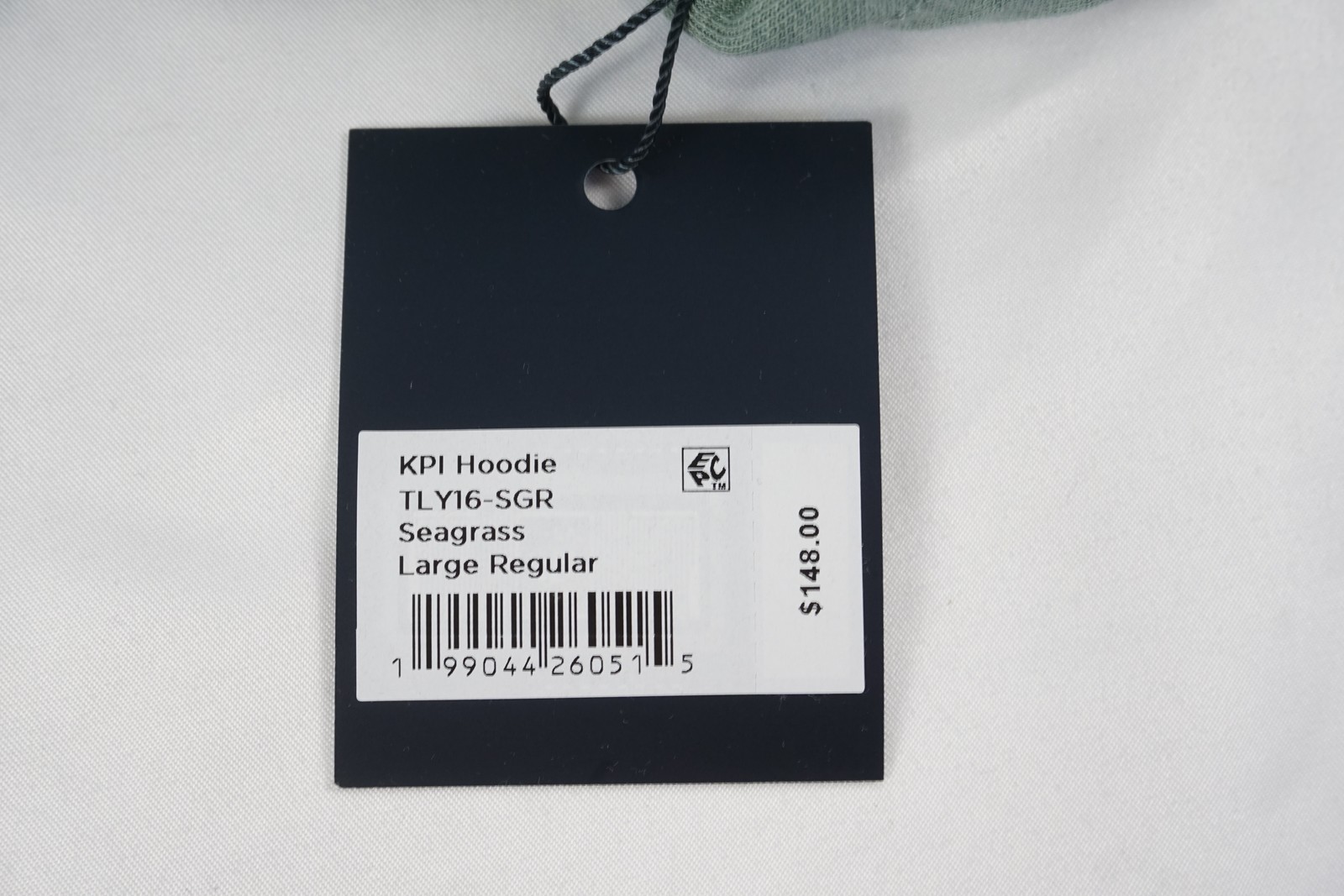 Mizzen+Main KPI Ultra-Soft Performance Hoodie In Seagrass - Men's Size L