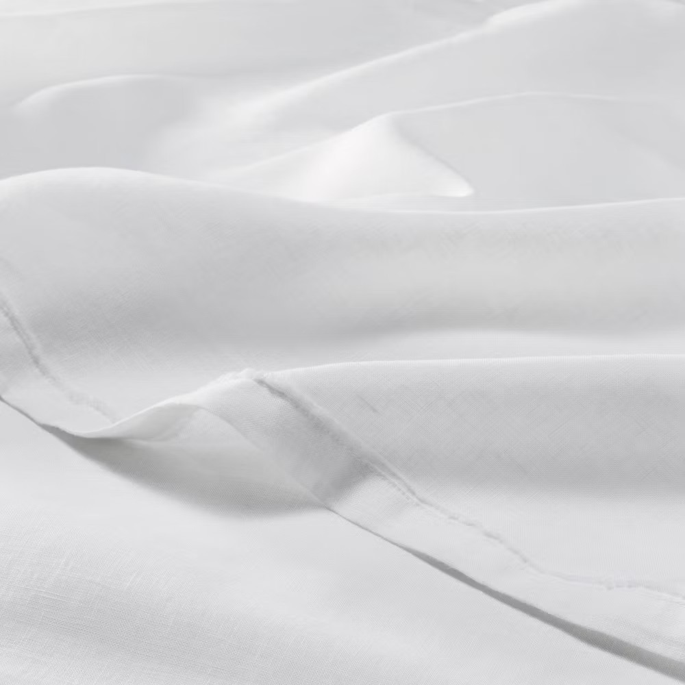 Full 100% Linen Sheet Set White - Casaluna