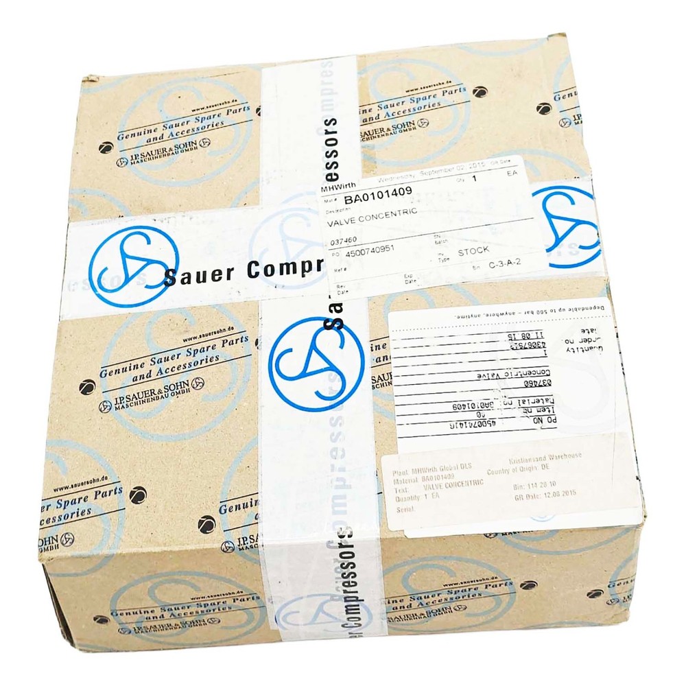 Sauer Compressors 037460 Concentric Valve BA0101409
