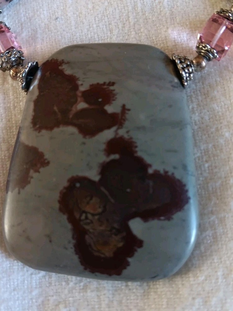 Most Unique Leopard Jasper Necklace