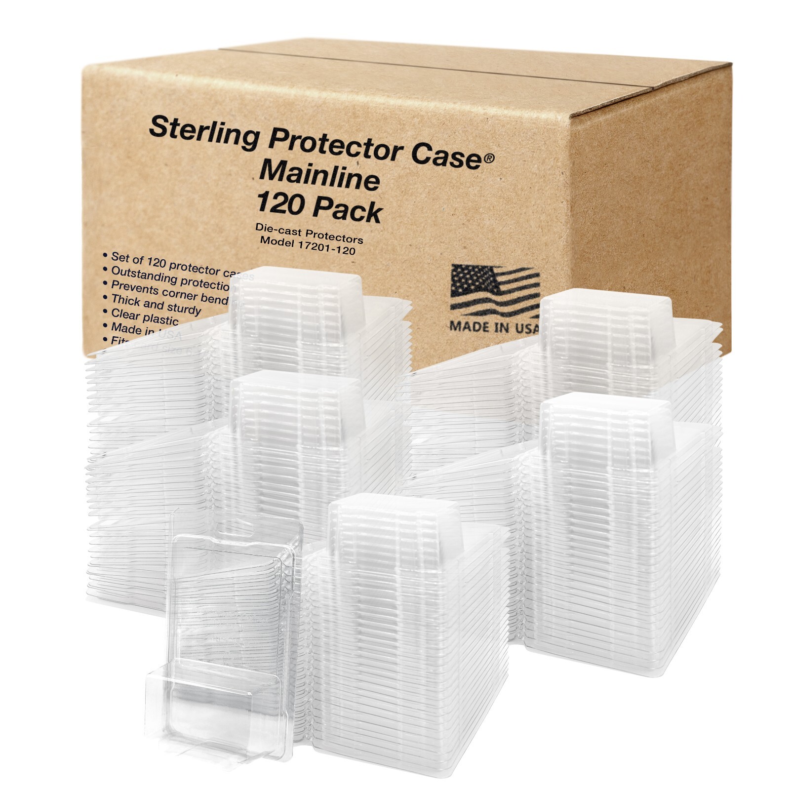 Sterling Protector Case Mainline 120 Pack for Hot Wheels & Matchbox Basic