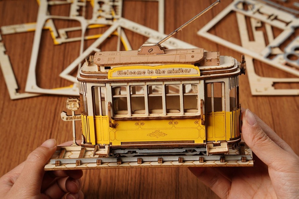 DIY 3D Puzzle - Tramcar - 145pcs