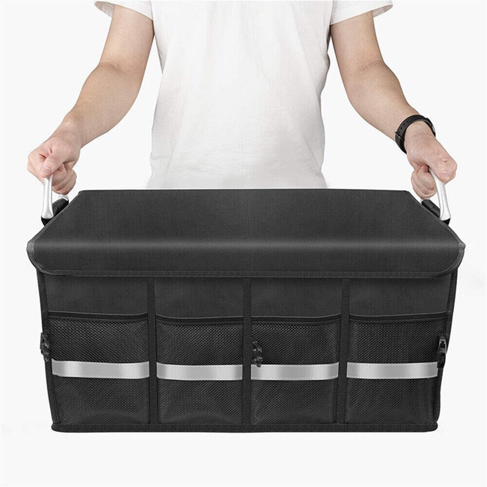1pcs Car Trunk Multifunctional Tool Storage Box Foldable Off-Road Vehicle 60L