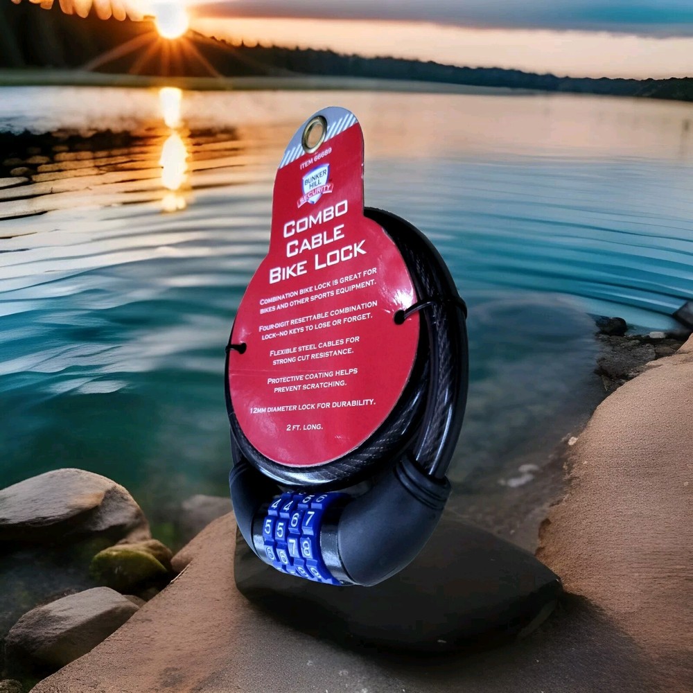 BUNKER HILL SECURITY Combination Cable Bike Lock