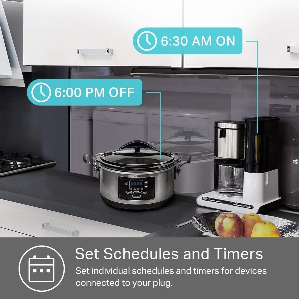 Voice-Controlled Wi-Fi Smart Plug - Trusted 2 Pack for Alexa & Google Assistant