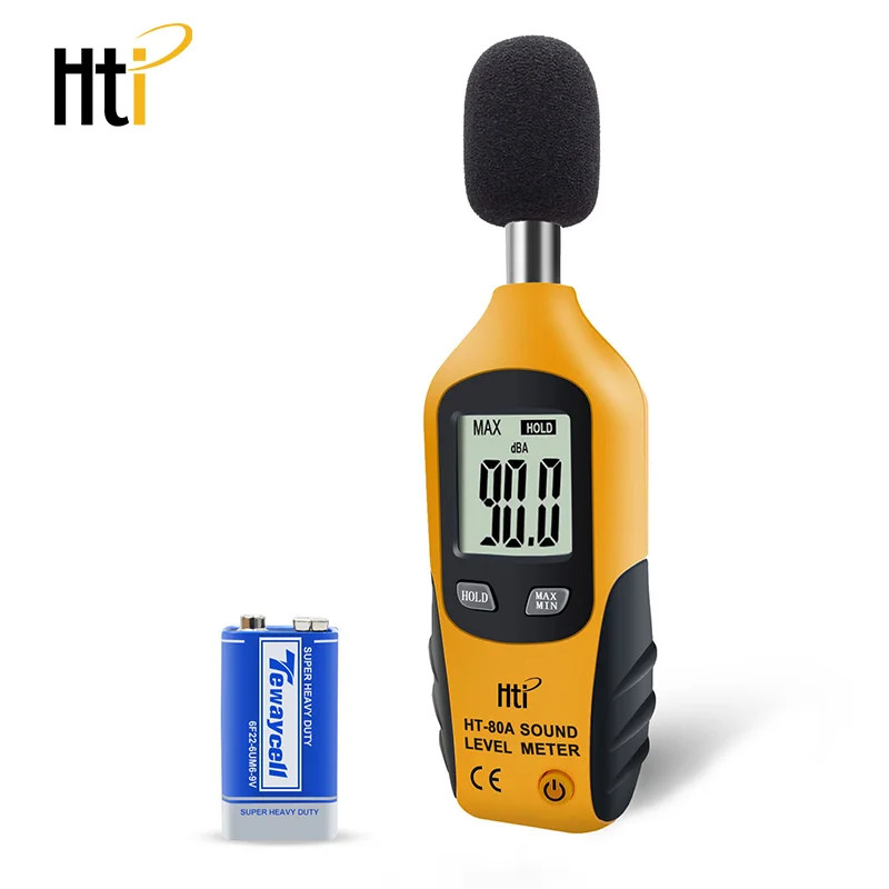 Noise Meter Digital Sound Level Tester Decibel Reader Backlit LCD 30-130dB