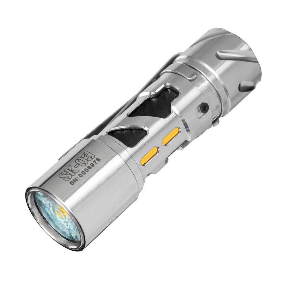 LOOP GEAR SK03 EDC Flashligh, AA Rechargeable LED Flashlight Batter... Fast Ship