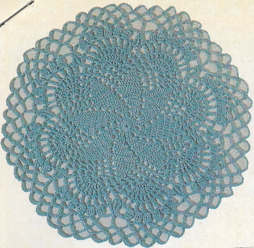 Pinwheel Doily crochet pattern instructions