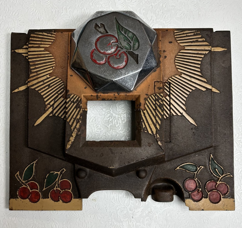 Original Mills Bursting Cherry Slot Machine Lower Casting