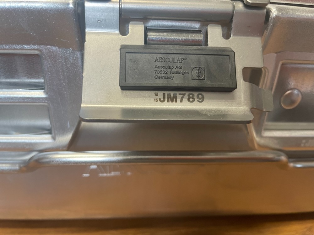 Aesculap Sterilization Case JM742 w/ Lid JM789 *