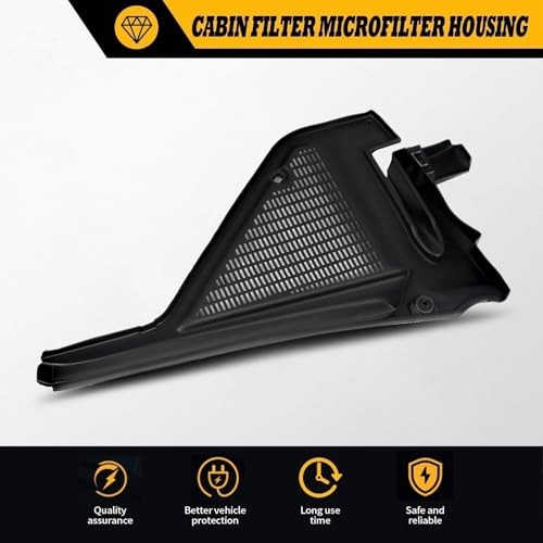 Pair Left and Right Cabin Filter Microfilter Housing Assembly Compatible with
