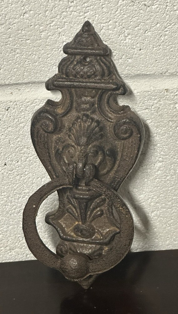 Large Antique Cast Iron Door Knocker