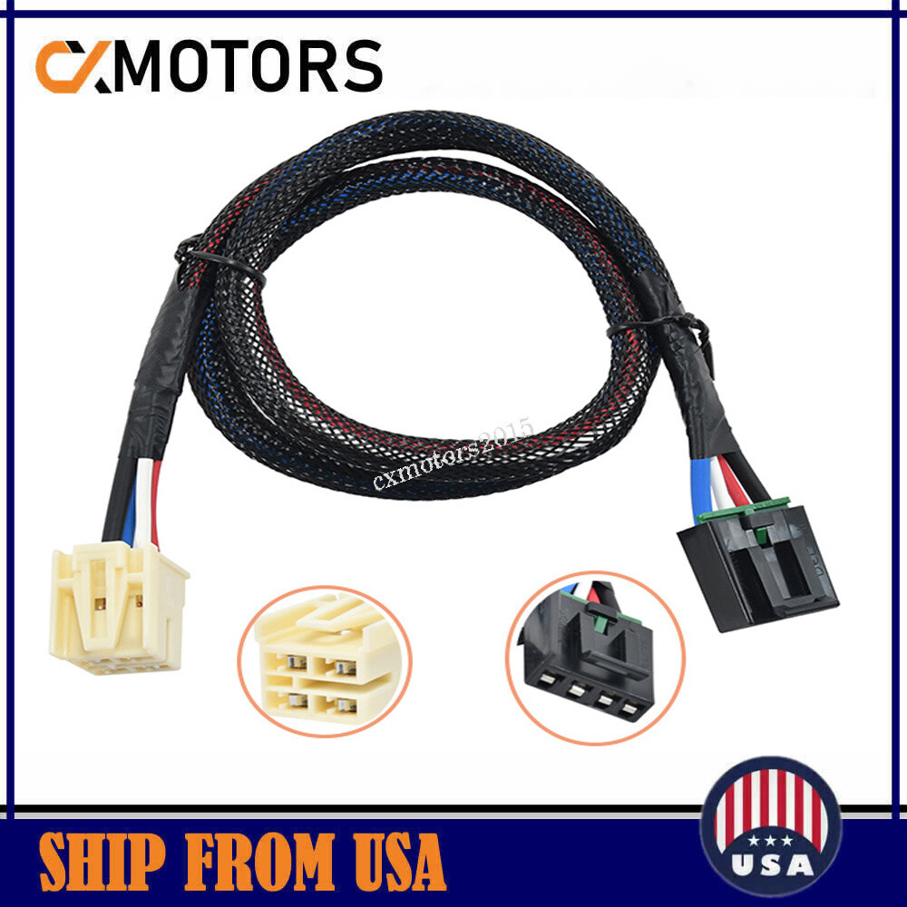 2-Plug Trailer Brake Control Wiring Harness For 2014-2020 GMC Sierra 1500/2500