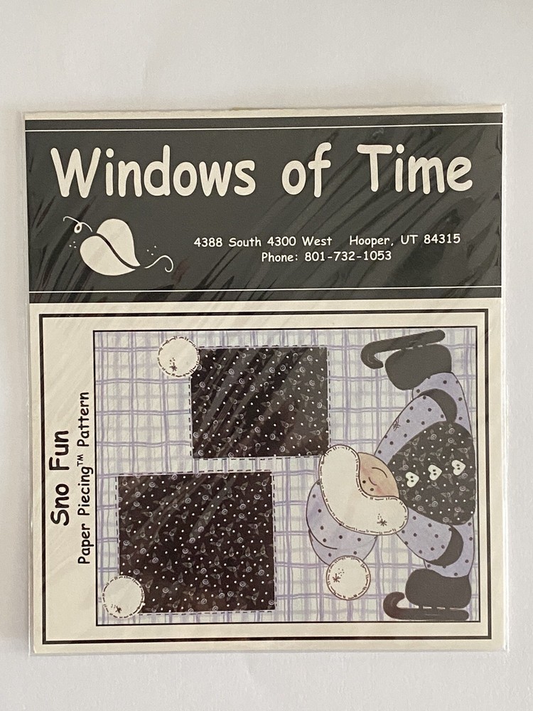 Windows of Time Paper Piecing Patterns - various patterns to choose from