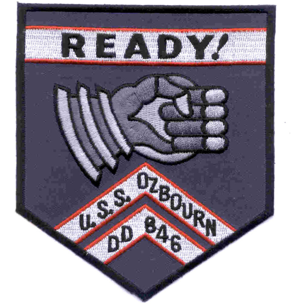 DD-846 USS Ozbourn Patch - Version A