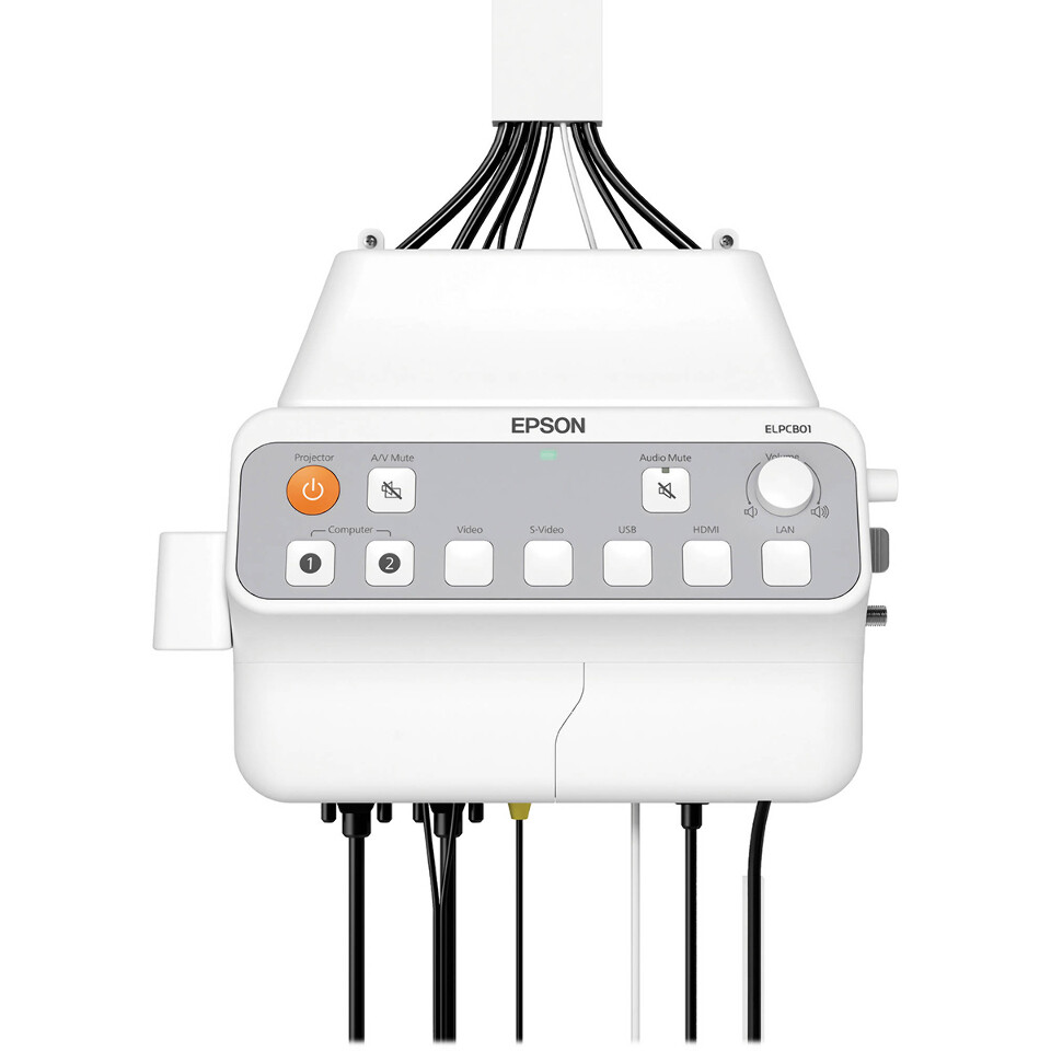 Epson EB/PowerLite Pilot ELPCB01 Wall Mounted Projector Connection & Control Box