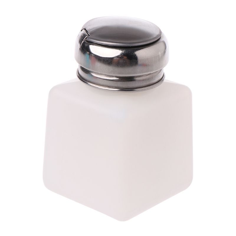 Bottle Liquid Dispenser Anti-static Square Push Down Container