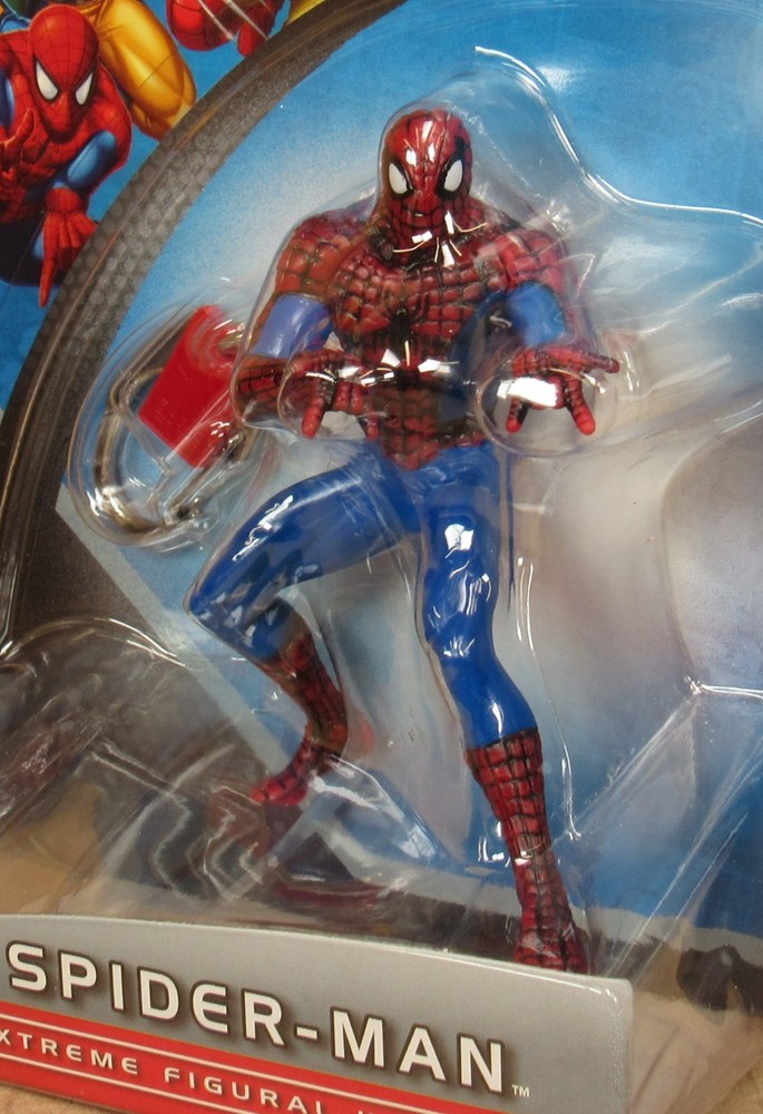 Marvel Universe Spider-Man Extreme Figural Keychain by Basic Fun 2010 NIP #2
