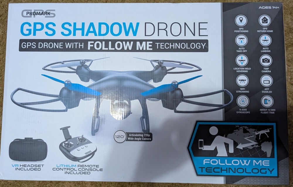 Promark GPS Shadow Drone NEW (OPEN BOX)
