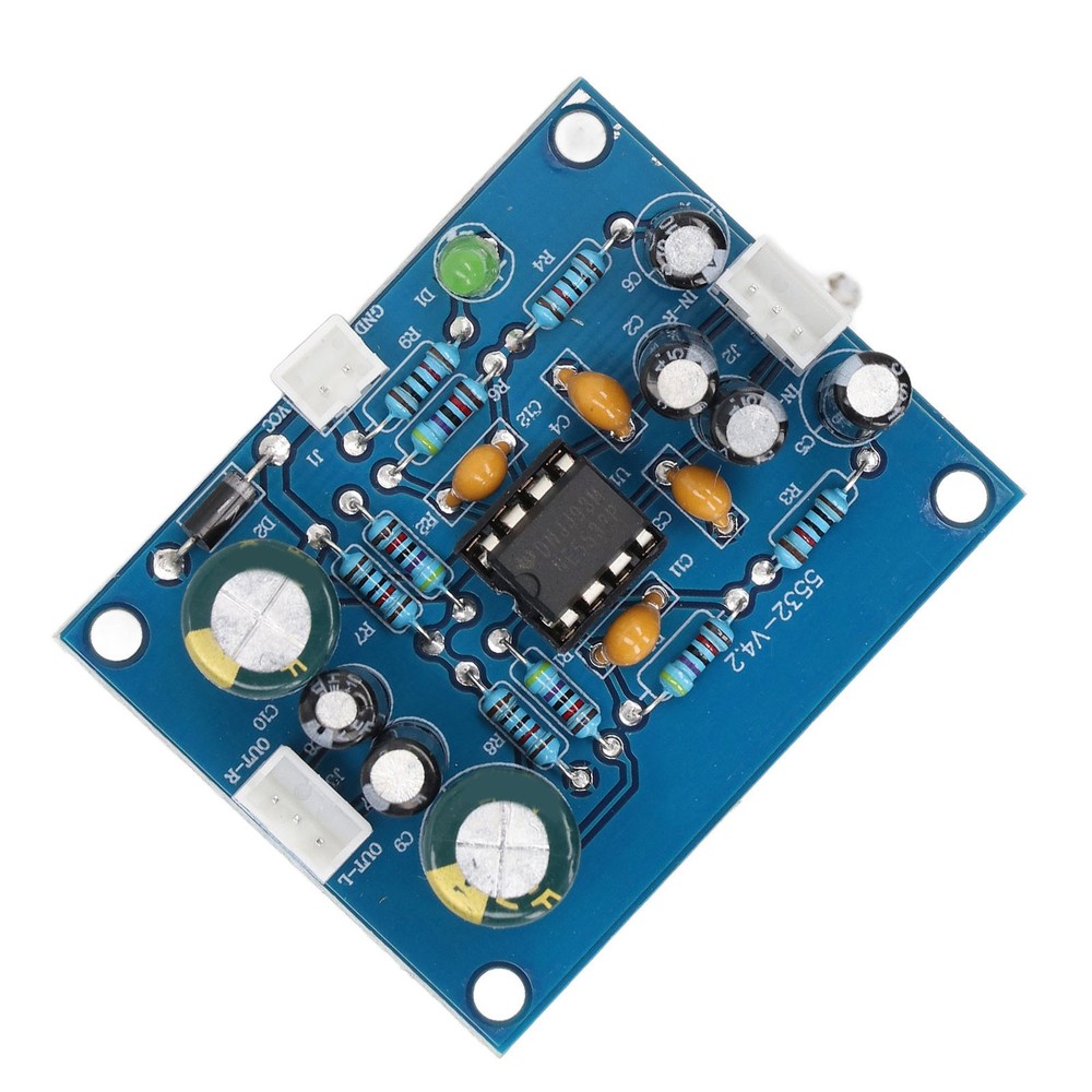 Preamp Module Audio Preamplifier Board NE5532 Chip Accessory Replacement Part
