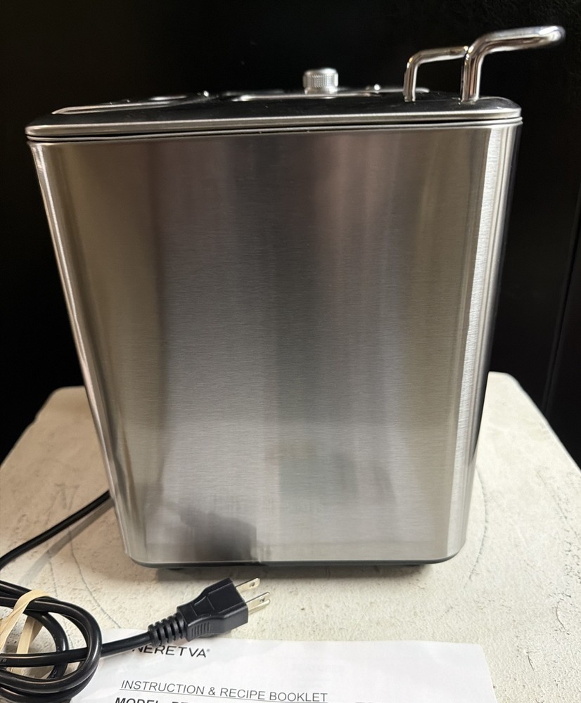 Neretva Bread Maker Machine 2LB Automatic Breadmaker PE8866SU Stainless Steel