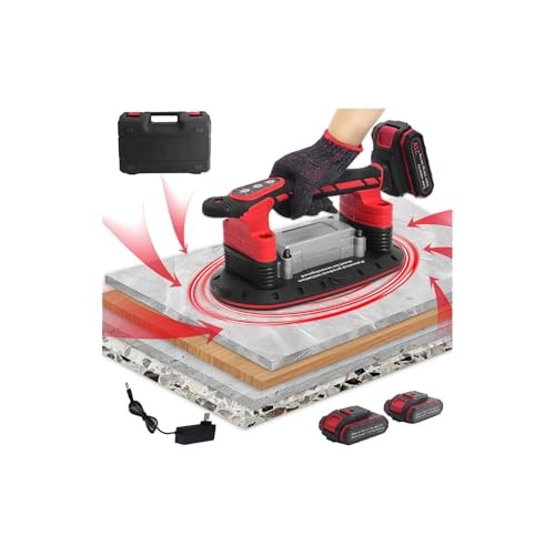 Tile Vibration Tool with Suction Cup, Tile Installation Leveling Machine, 11”
