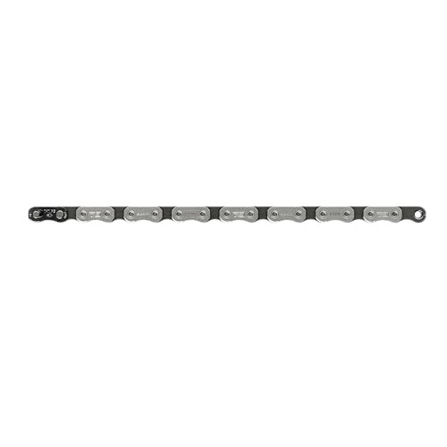 SRAM Eagle 70 T-Type Flattop Chain: 12-Speed, 126 Links, Solid Pin, Silver/Black