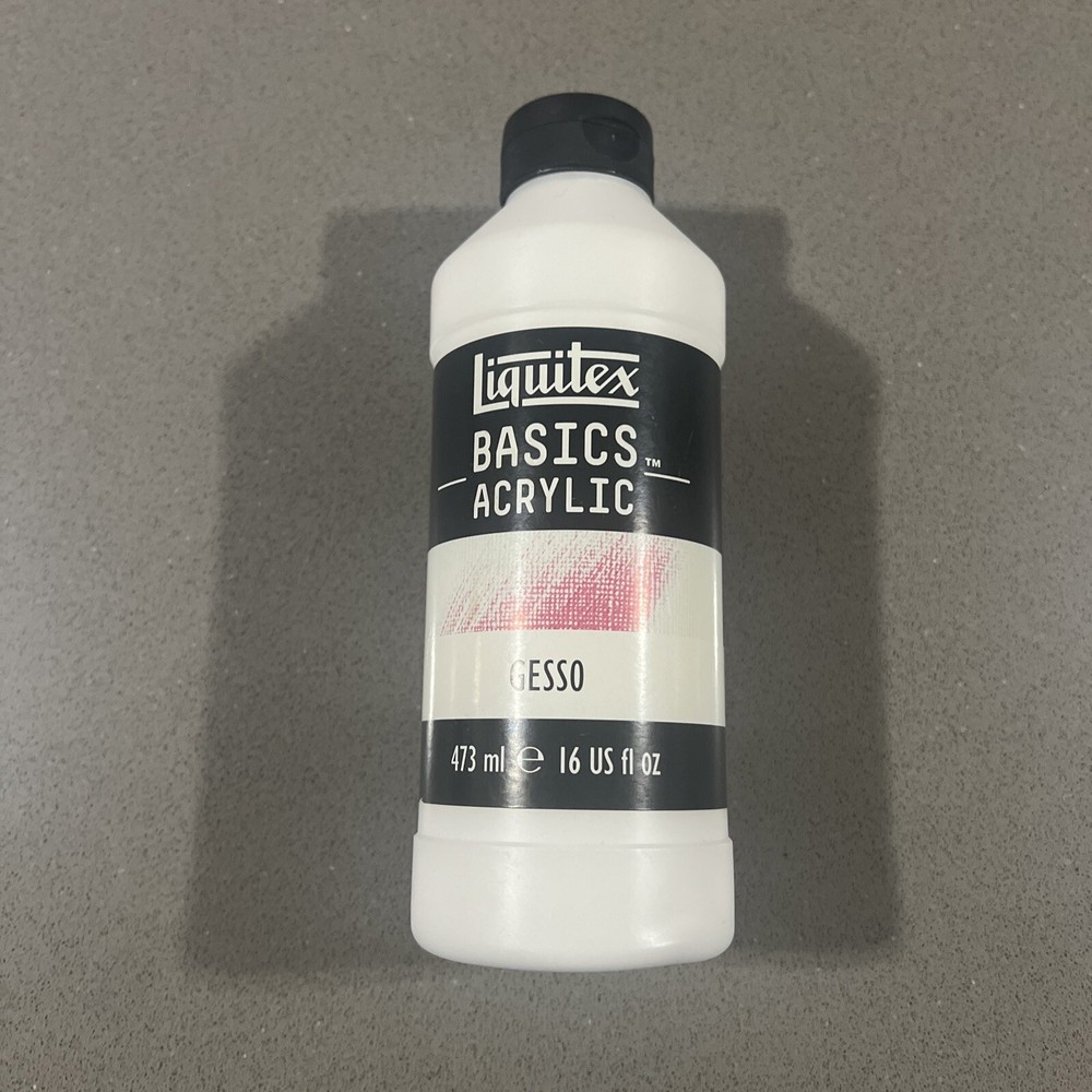 Liquitex BAICS Gesso Surface Prep Medium 16-oz White
