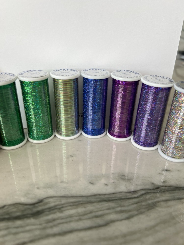 New Superior Threads Glitter Thread Metallic 13 Assorted Colors￼