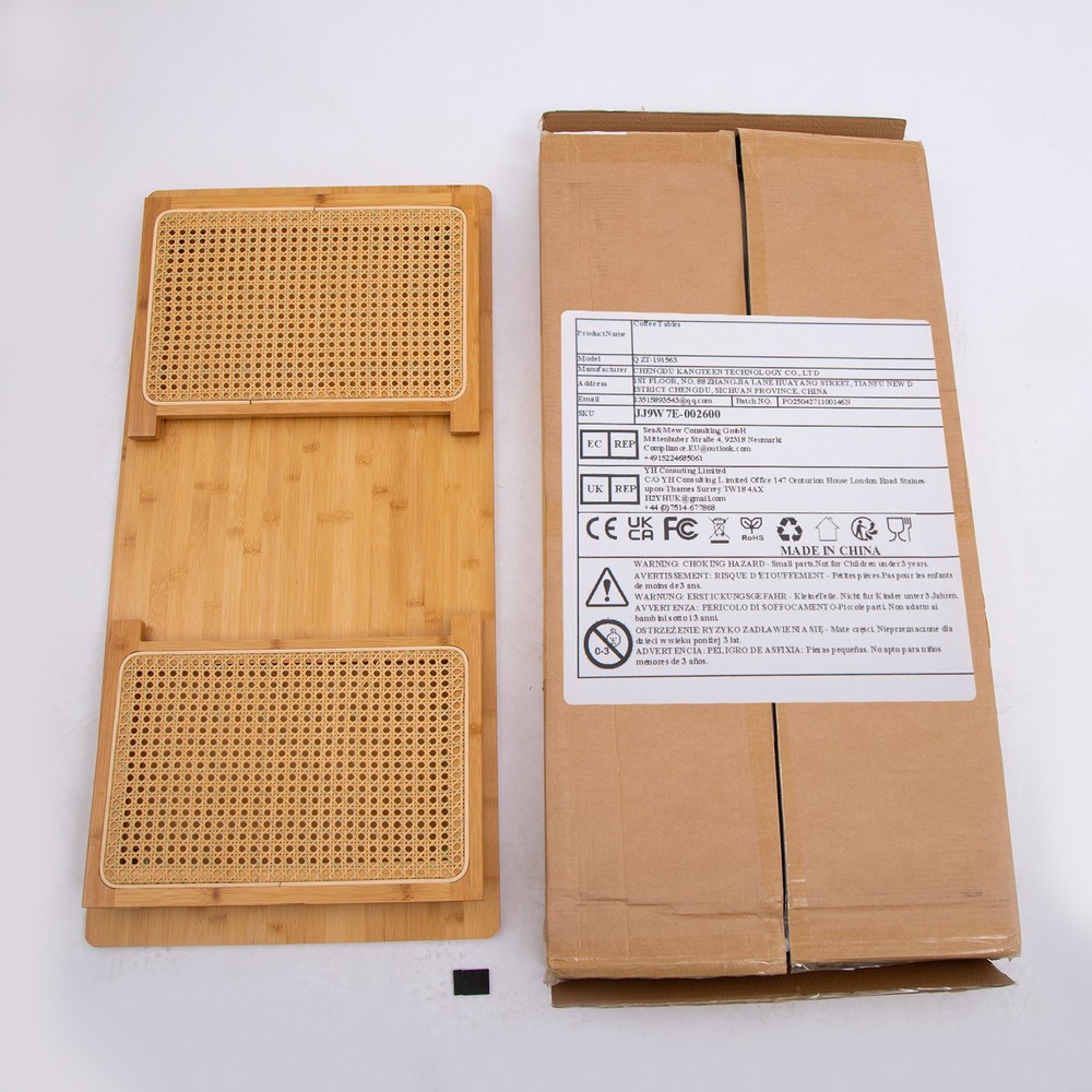 Floor Table Foldable Bamboo Low Table Imitation Rattan Table Tea Ceremony Table