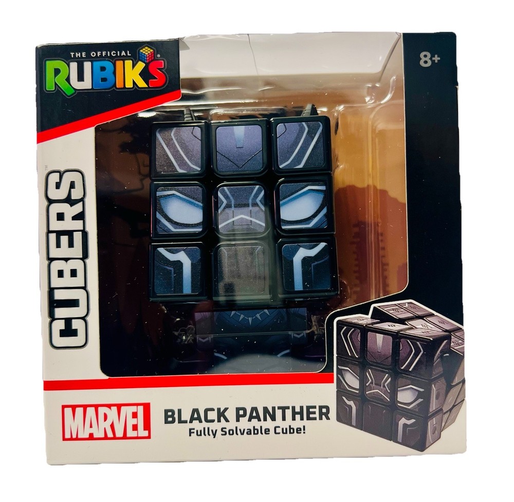 Cuber Black Panther Marvel Rubiks NEW