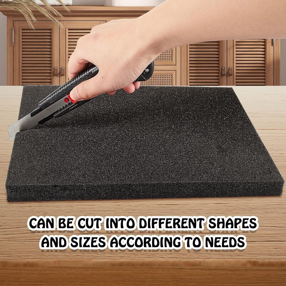 Durable High-Density Foam Sheet 1/2" Thick 24" x 72" - Ultimate Comfort Solution