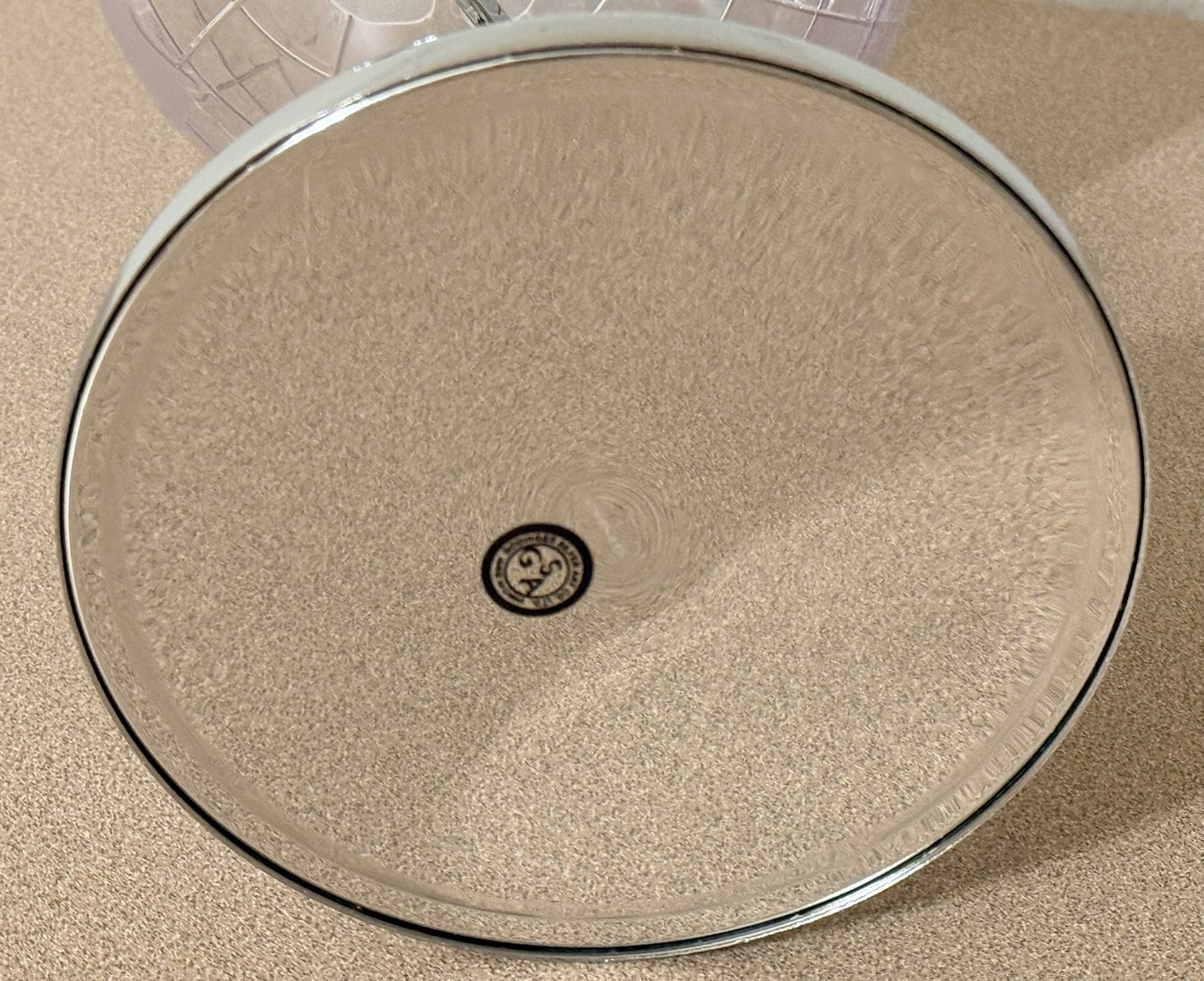 Godinger Silver Art Co. Plastic Globe Decanter w/ Metal Base 14” Water Dispenser