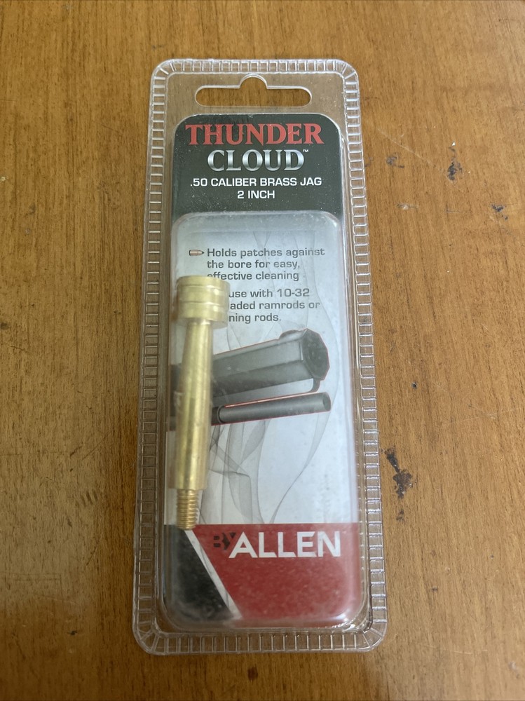 NEW ALLEN Thunder Cloud # 87135A  Muzzleloader .50 Cal Brass Jag 10-32   2”