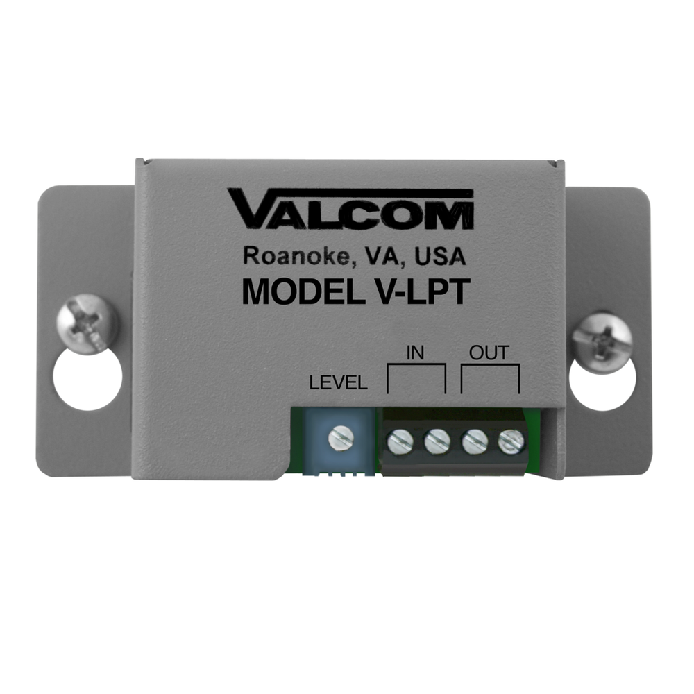 Valcom V-LPT One way Paging Impedance Matching Module Adapter