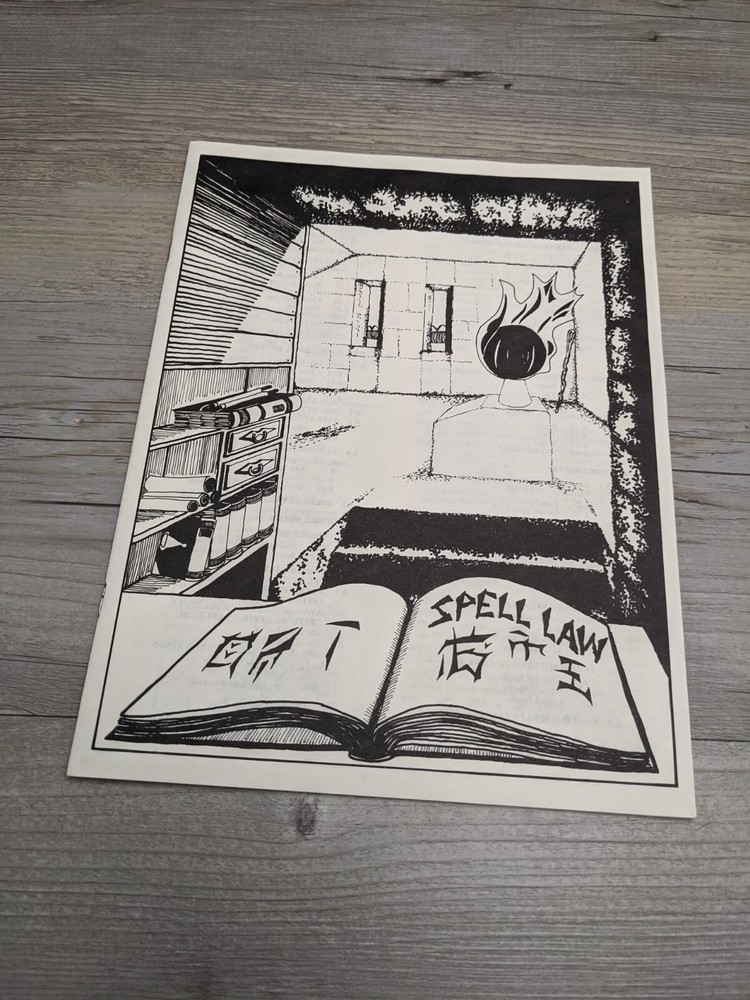 Spell Law Box Set Iron Crown Ent. 1981 Spell Rules for Role-Playing System Comp
