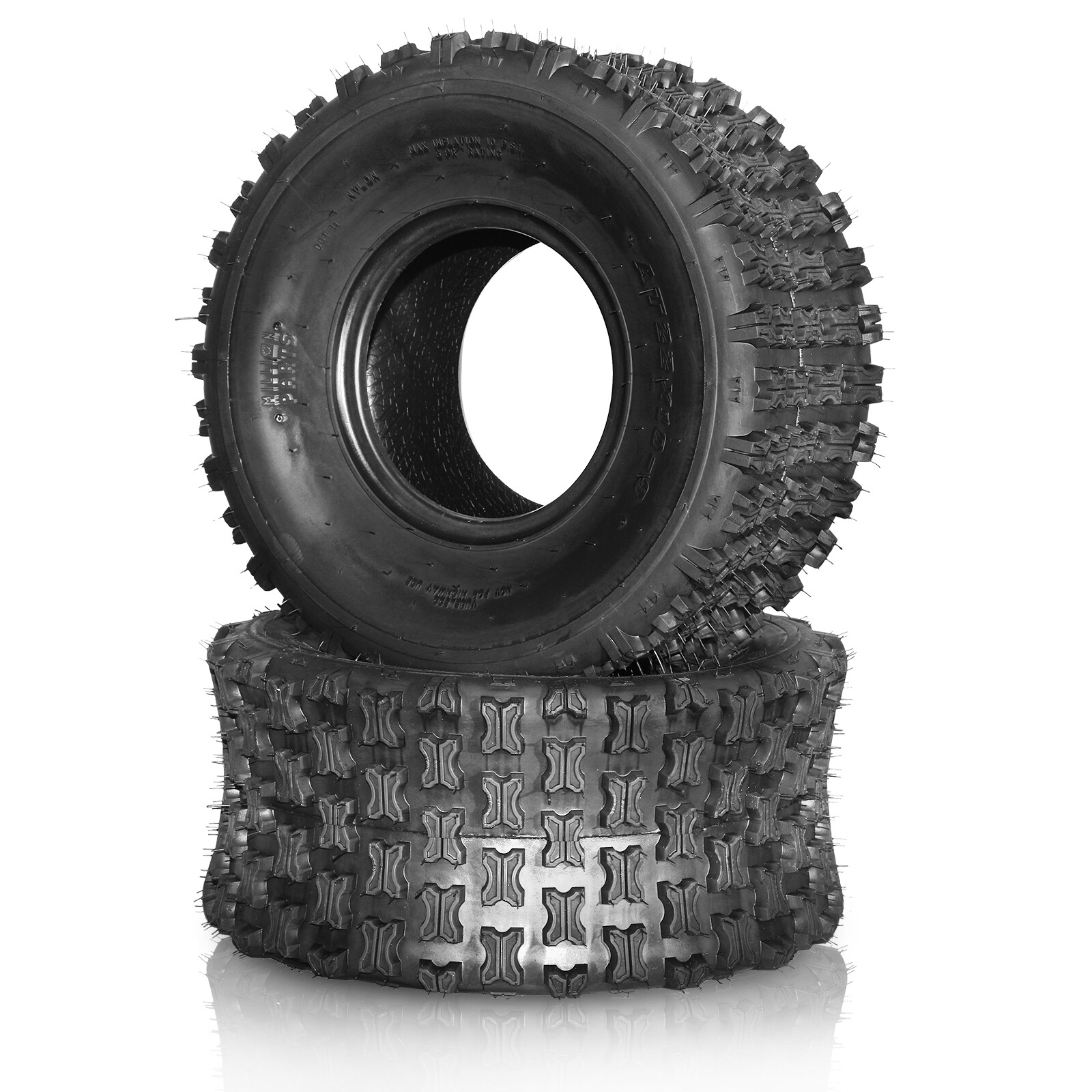 2pcs 22x10-9 Sport ATV Tires All Terrain 6 Ply Tubeless Left and Right
