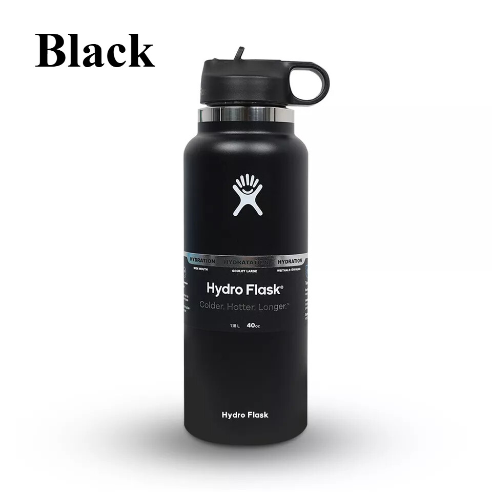 Hydro Flask 40 oz Vacuum Insulated Wide Mouth Stainless Steel Water Bottle