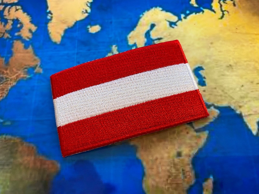 AUSTRIA  Flag Iron on Sew on Patch